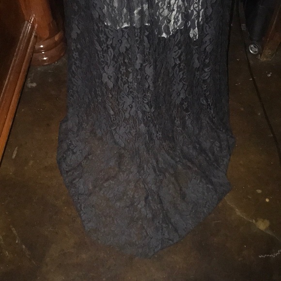 NWOT beautiful black all lace dress - Picture 6 of 8